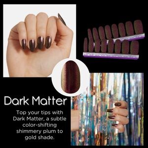 Color Street Nail Polish Strips: Dark Matter